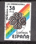 Stamps : Europe : Spain :  Año Mundial de las Comunicaciones
