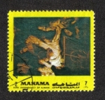Stamps United Arab Emirates -  Manama