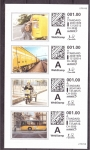 Sellos de Europa - Suiza -  serie- Correo postal