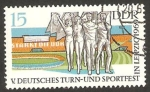 Stamps Germany -  1181 - V festival deportivo y de gimnasia nacional, en Leipzig