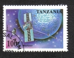 Stamps Tanzania -  Exploración del Espacio
