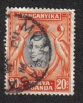 Stamps : Africa : Tanzania :  Rey Jorge VI