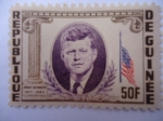 Stamps Guinea -  Republique de Guinee - John Kennedy 1917-1963.