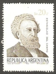 Stamps Argentina -   1453 - Estanislao del Campo, poeta