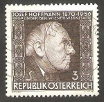 Stamps Austria -   1040 - 10 anivº de la muerte del arquitecto Josef Hoffmann