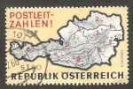 Stamps Austria -   1036 - Introducción de los códigos postales