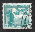 Sellos de America - Chile -  Correo Aéreo