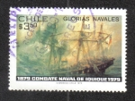 Stamps Chile -  Centenario Combate Naval de Iquique