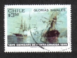 Sellos de America - Chile -  Centenario Combate Naval de Iquique