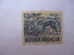 Sellos de Asia - Indonesia -  Cervitillo