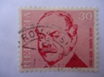 Stamps Switzerland -  Jules Gonin 1870-1935.