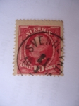 Stamps : Europe : Sweden :  King Oscar II de Suecia y Noruega (1829-1907)