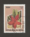 Stamps Benin -  Stapelia grandiflora