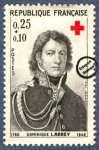 Stamps : Europe : France :  Barón Dominique-Jean Larrey (1766-1842)