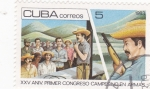 Stamps Cuba -  XXV primer congreso campesino en armas