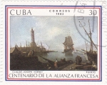 Sellos de America - Cuba -  centenario de la alianza francesa