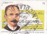 Stamps Cuba -  centenario de la caída en combate de José Martí