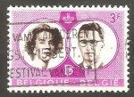 Stamps Belgium -  1170 - Boda Real, Fabiola y Balduino I