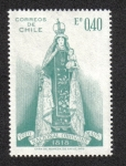 Sellos de America - Chile -  Virgen del Carmen, Santo Patron de la armada Chilena