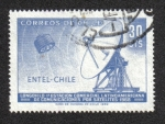Stamps Chile -  Satellite and rada station