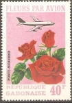 Stamps Africa - Gabon -  ROSAS  Y  JET
