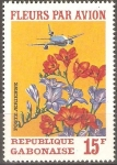 Stamps : Africa : Gabon :  FLORES  Y  JET