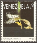 Stamps : America : Venezuela :  ORQUÌDEAS.  PONTHIEVA  MACULATA.
