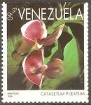 Stamps : America : Venezuela :  ORQUÌDEAS.  CATASETUM  PILEATUM.