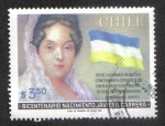 Stamps Chile -  Javiera Carrera (1781-1862)