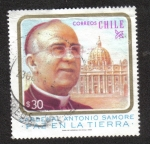 Sellos de America - Chile -   Cardinal Antonio Samore (1905-1983)