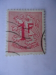 Stamps Belgium -  León Heraldico.