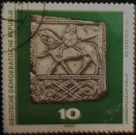Stamps Germany -  Jinete en Piedra
