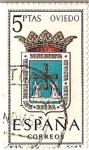 Stamps : Europe : Spain :  España Correos / Oviedo / 5 pecetas