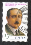Stamps Chile -  Centenario Nacimiento de Darío Salas
