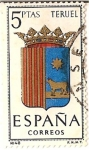 Stamps : Europe : Spain :  España Correos / Teruel / 5 pecetas