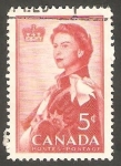Stamps Canada -  313 - Elizabeth II