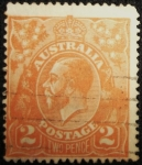 Stamps Australia -  king George V