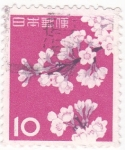 Stamps : Asia : Japan :  flor del almendro
