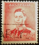 Stamps : Oceania : Australia :  King George VI