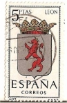 Stamps Spain -  España Correos / Leon / 5 pecetas