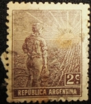 Stamps : America : Argentina :  Agricultor