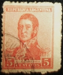 Stamps : America : Argentina :  José Francisco de San Martín