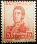 Stamps : America : Argentina :  José Francisco de San Martín