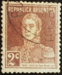 Stamps Argentina -  José Francisco de San Martín
