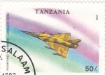 Stamps Tanzania -  MIRAGE 3NG-avión de combate