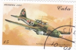 Sellos de America - Cuba -  IL-2 (Rusia)-avión de combate