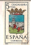 Stamps : Europe : Spain :  España Correos / Guadalajara / 5 pecetas