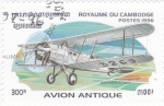 Stamps : Asia : Cambodia :  avión antiguo
