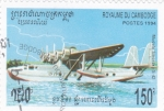 Stamps Cambodia -  hidroavión