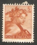 Stamps Italy -  827 - Obra de Miguel Angel